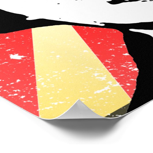 Bill Clinton retro Poster (Hoek)