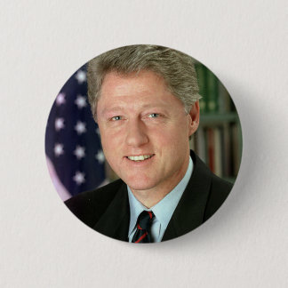 Bill Clinton Ronde Button 5,7 Cm