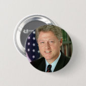 Bill Clinton Ronde Button 5,7 Cm (Voorkant /achterkant)