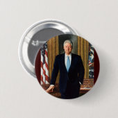 Bill Clinton Ronde Button 5,7 Cm (Voorkant /achterkant)