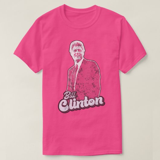 Bill Clinton Saxofoon Fan Art T-shirt (Design voorkant)