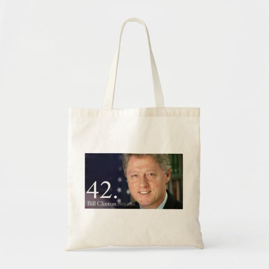 Bill Clinton Tote Bag (Voorkant)