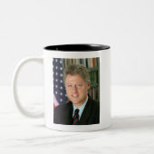 Bill Clinton Tweekleurige Koffiemok (Links)