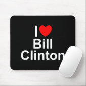 Bill Clinton van de I Love (Heart) Muismat (Met muis)