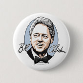 Bill Clinton voor First Gentleman Button (Voorkant)