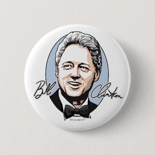 Bill Clinton voor First Gentleman Button (Voorkant)