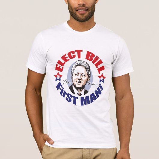 Bill Clinton voor First Gentleman Shirt  (Voorkant)