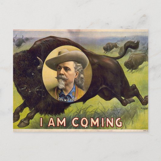 Bill Cody -1899 Briefkaart (Voorkant)