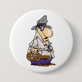 Bill Collector Ronde Button 7,6 Cm (Voorkant)