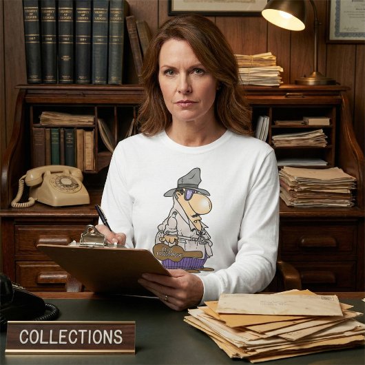 Bill Collector Vrouwen Long-Sleeve T-shirt