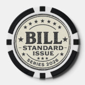 Bill Corps Gedistribueerde Apparatuur Poker Chips (Voorkant)