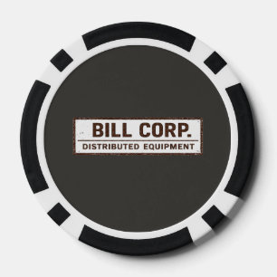 Bill Corps Gedistribueerde Apparatuur Poker Chips