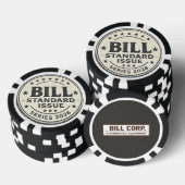 Bill Corps Gedistribueerde Apparatuur Poker Chips (Opstapeling)