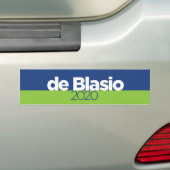 Bill de Blasio 2020 Bumpersticker (Op auto)