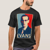 Bill Evans Hope Poster Greats of Jazz History Pre T-shirt (Voorkant)