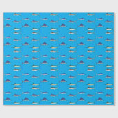 Bill Fish Cadeaupapier (Vlak)