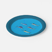 Bill Fish Paper-Borden Papieren Bordje (Gekanteld)