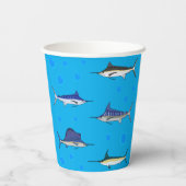 Bill Fish Papieren Bekers (Achterkant)