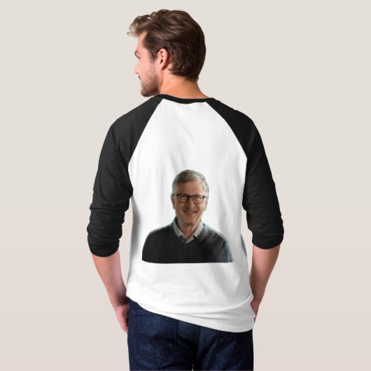 Bill Gates 1 T-shirt (Achterkant volledig)