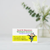 Bill Gates Visitekaartje (Staand voorkant)