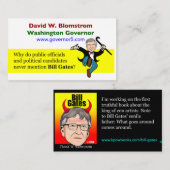 Bill Gates Visitekaartje (Voorkant / Achterkant)