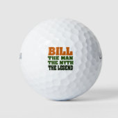 Bill het Man, de mythe, de legende Golfballen (Voorkant)