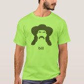 Bill Hirsute Silhouette T-Shirt (Voorkant)