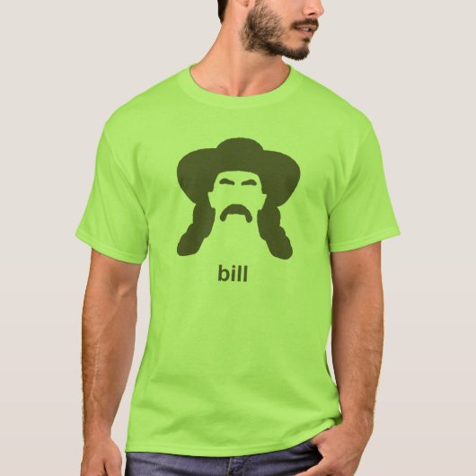 Bill Hirsute Silhouette T-Shirt (Voorkant)