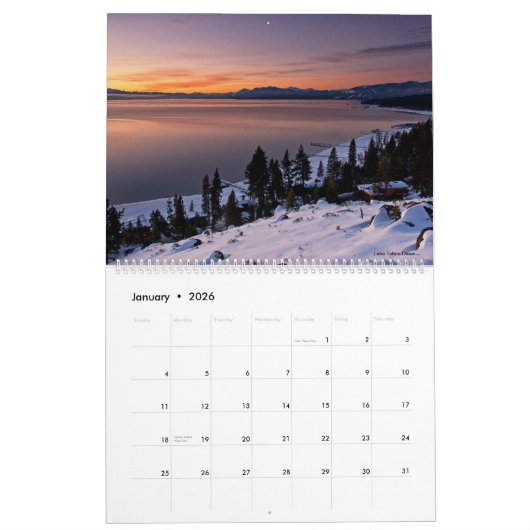 Bill Langton's Fine Art Photography 2013 Calendar Kalender (Jan 2026)