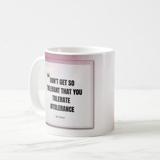 Bill Mahar Quote Mok (Voorkant links)