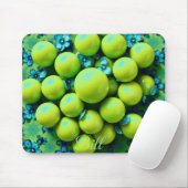 BILL ~ Marbles Patroon ~ Groen en blauw ~ Mousepad Muismat (Met muis)