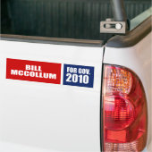 BILL MCCOLLUM FOR GOVERNOR BUMPERSTICKER (Op Truck)