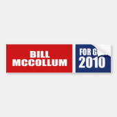 BILL MCCOLLUM FOR GOVERNOR BUMPERSTICKER (Voorkant)