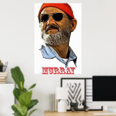 bill murray kerstmis poster (Thuiskantoor)