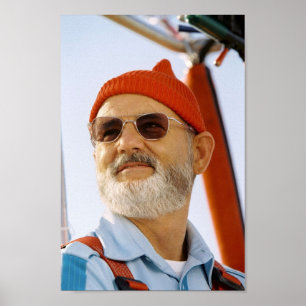 Bill Murray Life Aquatic Poster