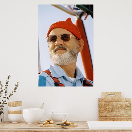 Bill Murray Life Aquatic Poster (Keuken)