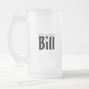 Bill-Name Style-Frosted Mok
