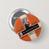 Bill Nees voor President 2012 Ronde Button 5,7 Cm (Voorkant /achterkant)