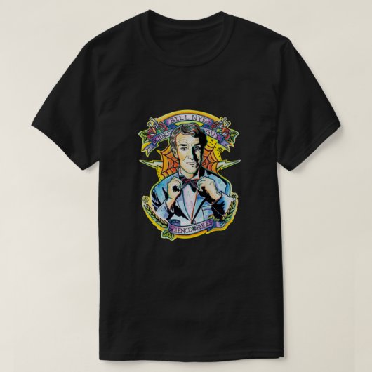 Bill Nye the Science Guy Essential T-shirt (Design voorkant)
