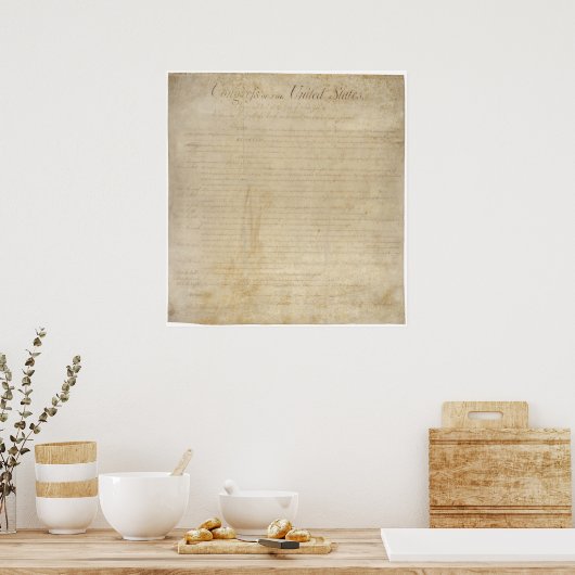 Bill of Rights Poster (Keuken)