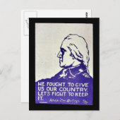 Bill of Rights Production and Lefts Briefkaart (Voorkant / Achterkant)