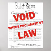 Bill of Rights - VOID Poster (Voorkant)
