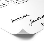 Bill of Rights - VOID Poster (Hoek)