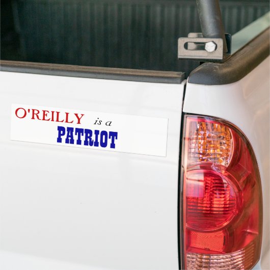 Bill O'Reilly Patriot Bumpersticker (Op Truck)