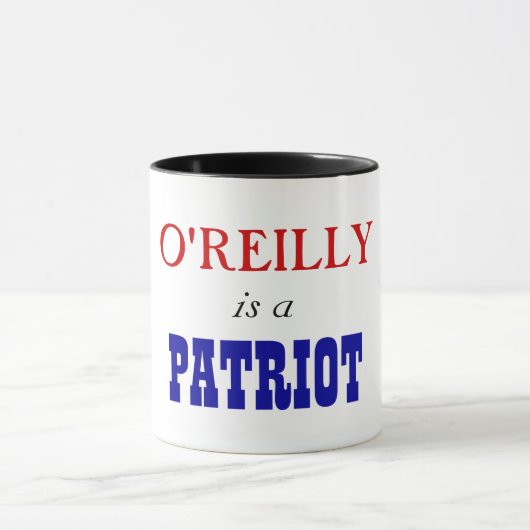 Bill O'Reilly Patriot Mok (Midden)