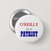 Bill O'Reilly Patriot Ronde Button 5,7 Cm (Voorkant /achterkant)