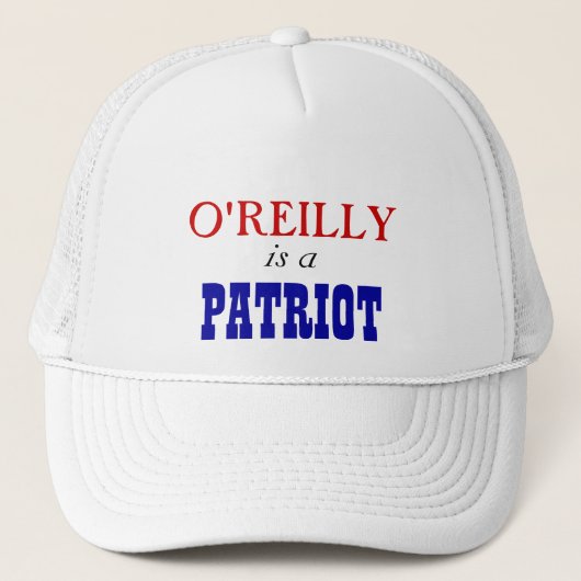 Bill O'Reilly Patriot Trucker Pet (Voorkant)