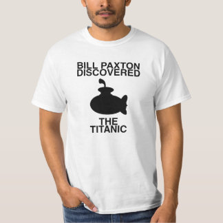 Bill Paxton ontdekte de Titanic T-shirt