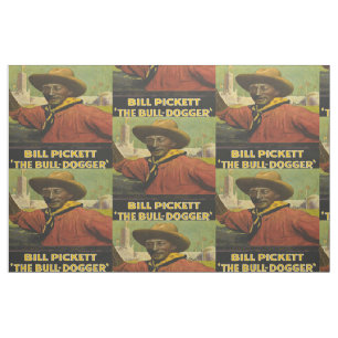 Bill Pickett Black Cowboy The SteerWrestler Fabric Stof