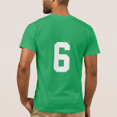 Bill Russell Boston Jersey Shirt Green (Achterkant)